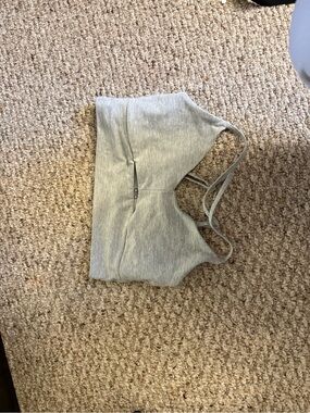 ALOsoft Highlight Bra - Athletic Heather Grey